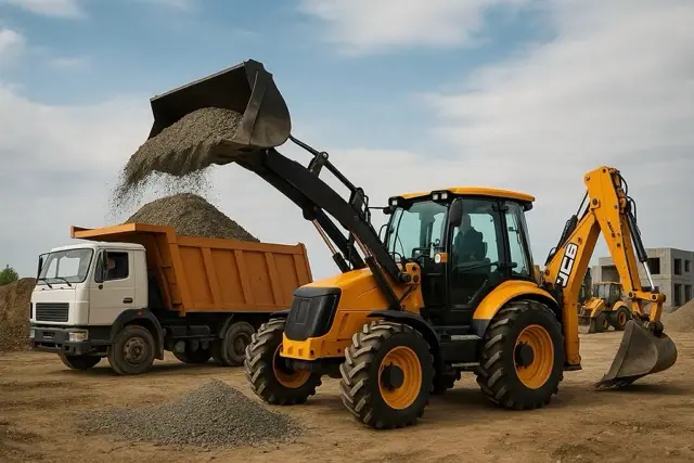 Наши работы: JCB 3CX — Аренда строительной техники с водителем