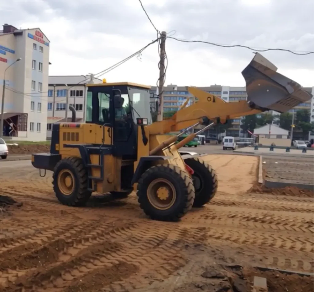 Наши работы: Shantui SL30W — Аренда строительной техники с водителем