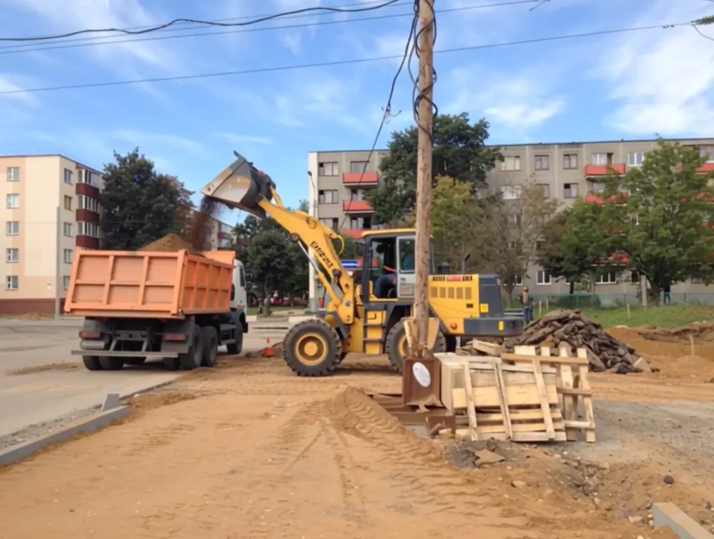 Наши работы: МАЗ, Минск-Мир — Аренда строительной техники с водителем