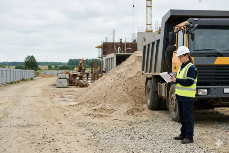Сколько рейсов сделает самосвал за смену: самосвал на объекте и прораб с расчётом времени цикла