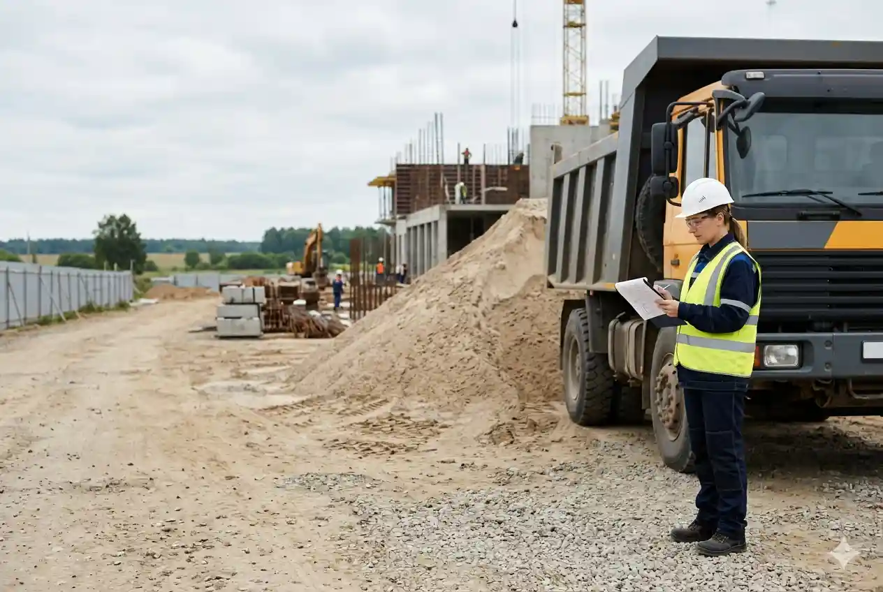 Сколько рейсов сделает самосвал за смену: самосвал на объекте и прораб с расчётом времени цикла